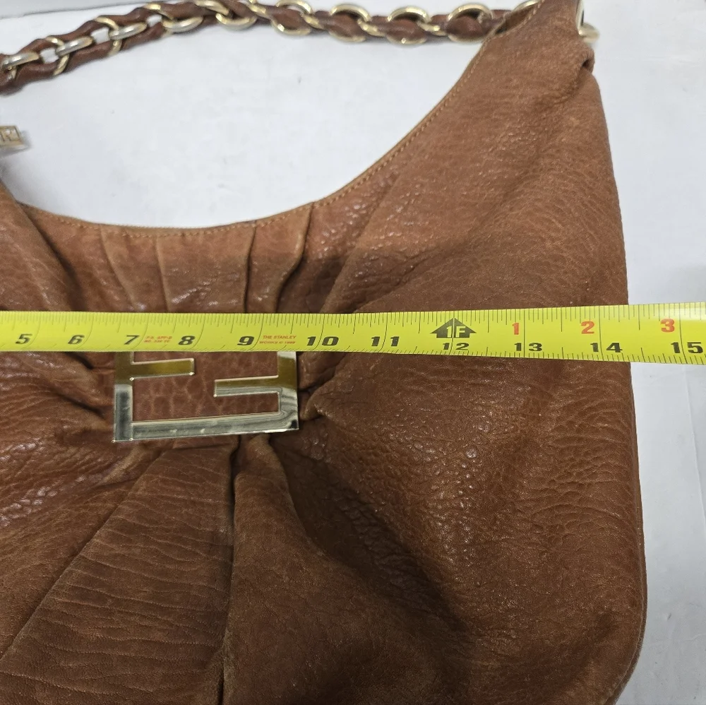 Fendi brown Leather Mia Hobo Bag - Picture 12 of 16